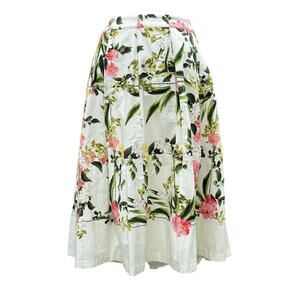 Talbots Skirt NWT‎ Floral A Line Midi 10 Feminine Garden Cottagecore Coquette